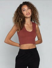 Charger l&#39;image dans la galerie, Bamboo Deep V Rib Top (9Colors) (6768632299728)
