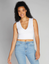 Charger l&#39;image dans la galerie, Bamboo Deep V Rib Top (9Colors) (6768632299728)
