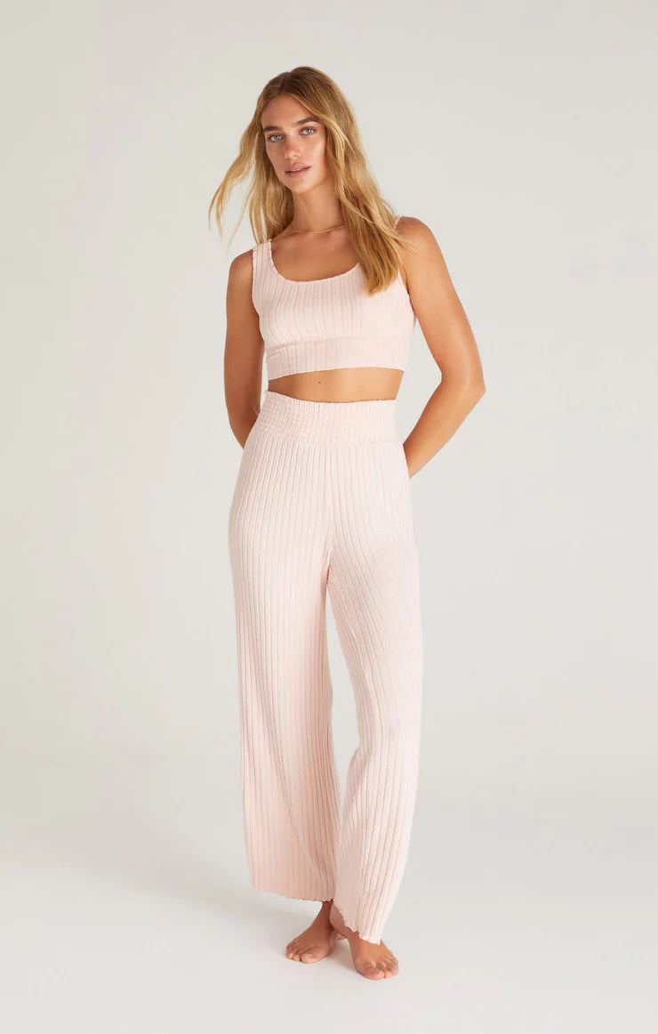 Dawn Smocked Rib Pants (7877639241936)