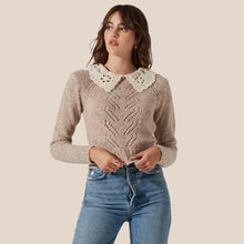 Load image into Gallery viewer, ASTR - Embroidered Collar Sweater (7850524999888)
