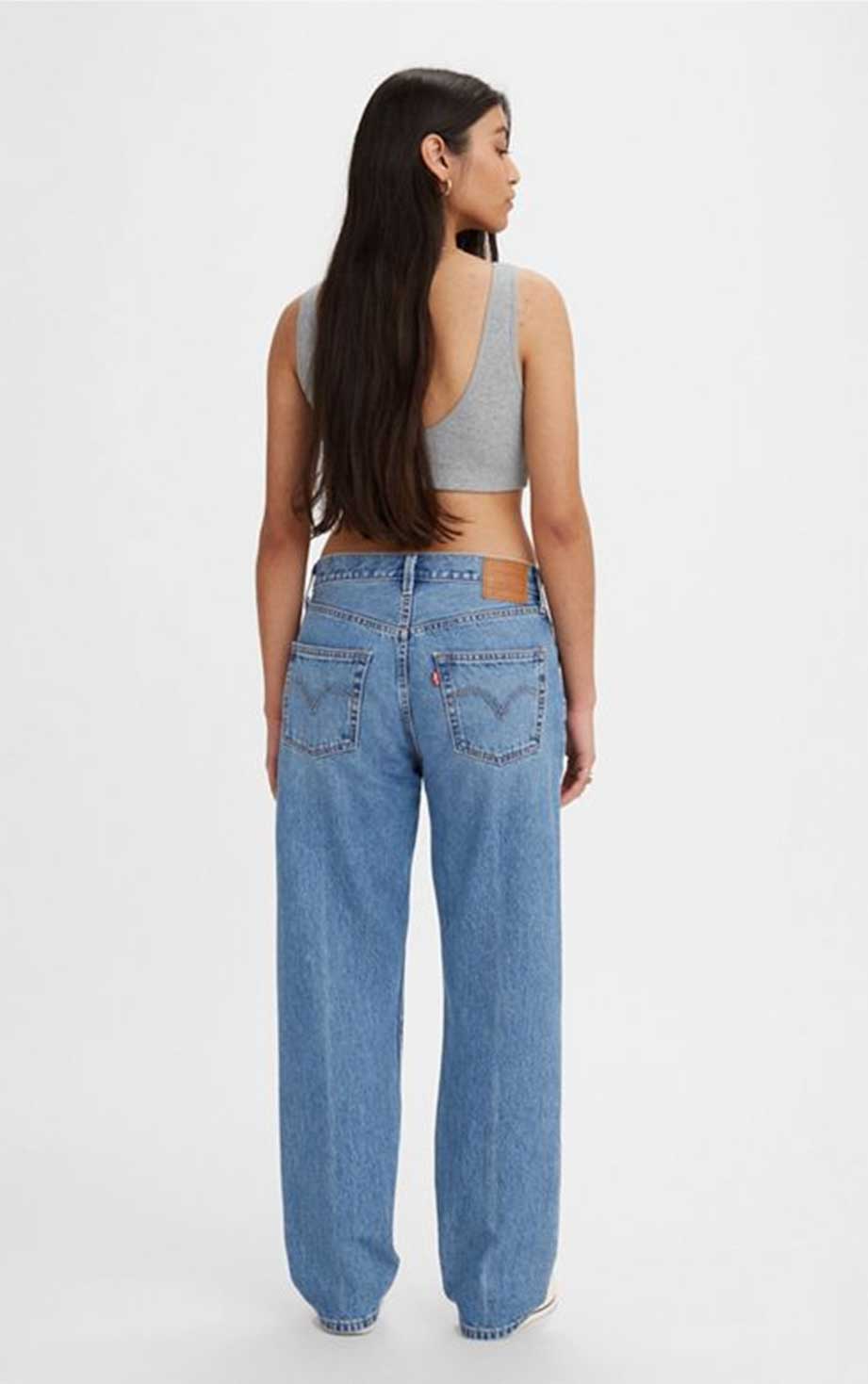 Levi mid sales rise womens jeans