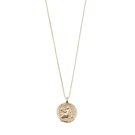 PILGRIM Necklace: VIRGO Horoscope Necklace (Gold Plated) (7724945866960)