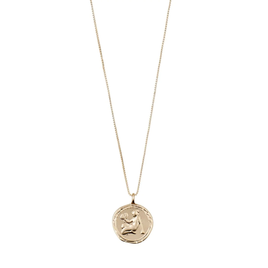 PILGRIM Necklace: VIRGO Horoscope Necklace (Gold Plated) (7724945866960)