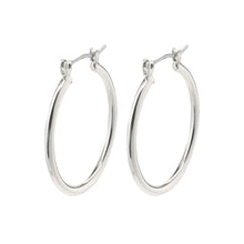 Load image into Gallery viewer, PILGRIM Earrings: LAYLA 40 mm Hoops (Plated Silver) (7724935905488)
