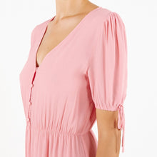 Load image into Gallery viewer, Model wearing a pink, layered JESSIE dress from ARTLOVE. (7341102661840)
