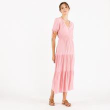 Load image into Gallery viewer, Model wearing a pink, layered JESSIE dress from ARTLOVE. (7341102661840)
