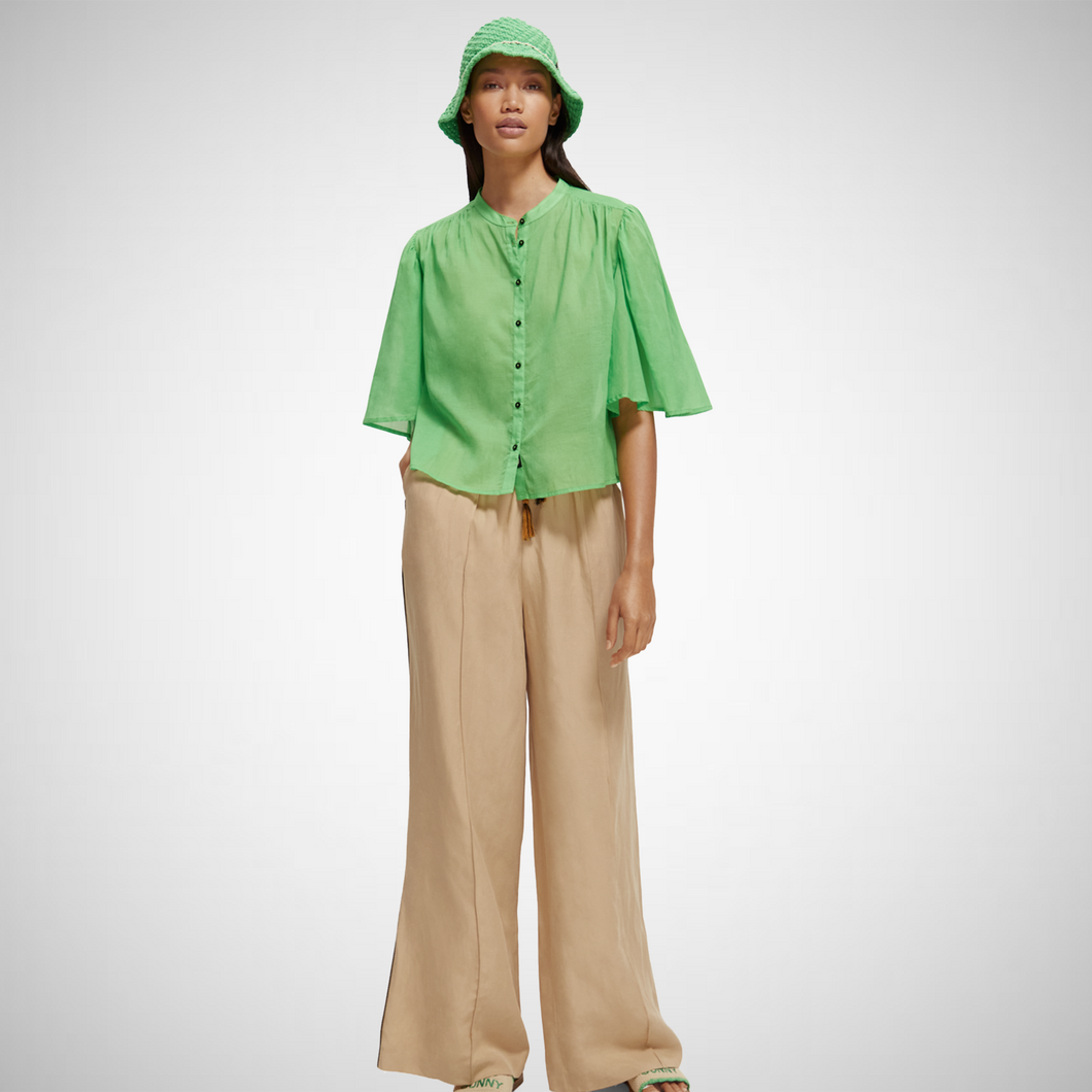 The Hope high-rise wide leg trousers (7884626264272)