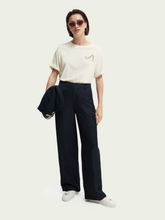 Load image into Gallery viewer, Scotch+Soda+Edie+Tailored+Wide-Leg+Linen-Blend+Trousers (7336975794384)
