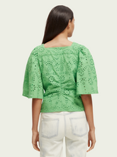 Load image into Gallery viewer, Flutter sleeved organic cotton top (7884626919632)
