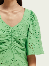 Load image into Gallery viewer, Flutter sleeved organic cotton top (7884626919632)
