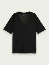 Load image into Gallery viewer, V-neck T-shirt (7884628033744)
