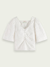 Load image into Gallery viewer, Flutter sleeved organic cotton top (7884626919632)
